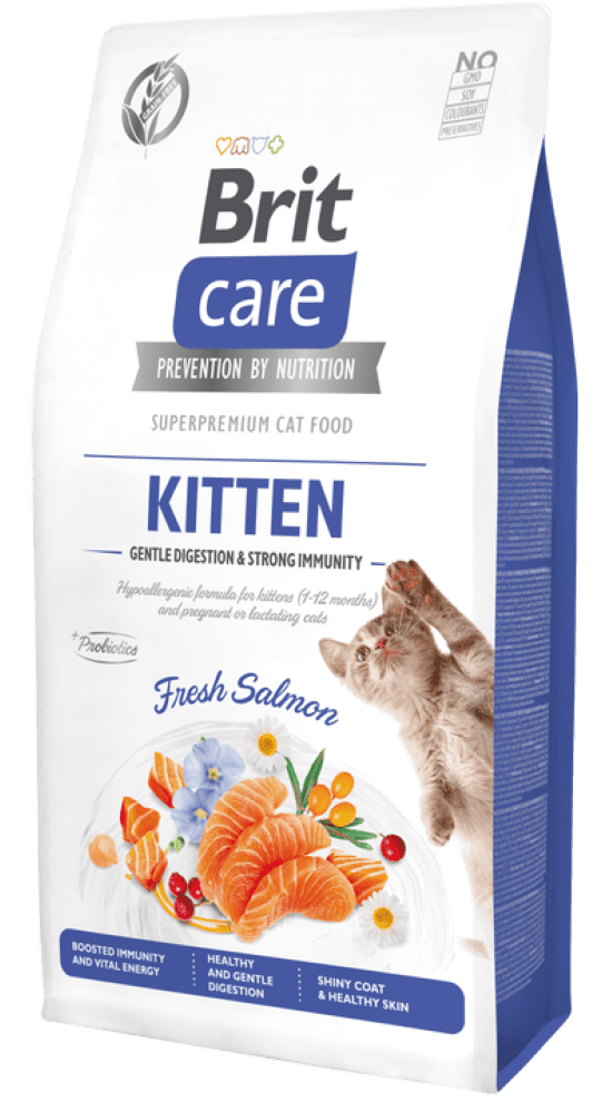 Sausā barība kaķēniem BRIT CARE Grain-Free KITTEN GENTLE DIGESTION AND STRONG IMMUNITY 400 g
